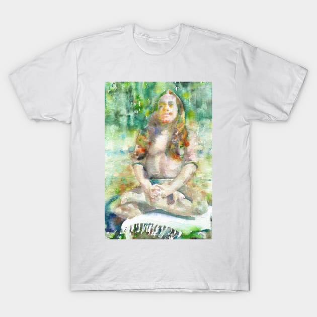 PARAMAHANSA YOGANANDA - watercolor portrait.3 T-Shirt by lautir